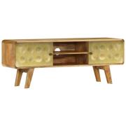 vidaXL TV-bänk massivt mangoträ 120x30x45 cm