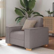 vidaXL Soffa taupe 60 cm tyg