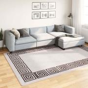 vidaXL Matta tvättbar 190x300 cm ljusbeige halkfri