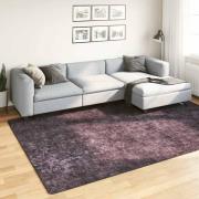vidaXL Matta tvättbar 190x300 cm antracit halkfri