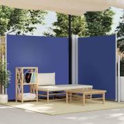 vidaXL Infällbar sidomarkis 180x600 cm blå
