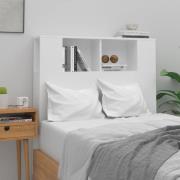 vidaXL Sänggavel med förvaring vit 100x18x102,5 cm