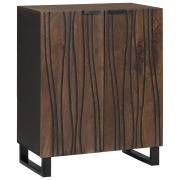 vidaXL Sido bord 60x33.5x75 cm Massivt trä Mango