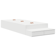 vidaXL Förvaringssängram Vit 80x200 cm