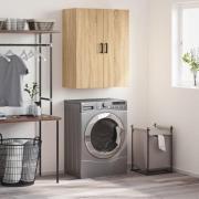 vidaXL Väggskåp sonoma-ek 69,5x34x90 cm