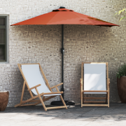vidaXL Trädgårdsparasol Terracotta 294 x 150 x 223 cm tyg
