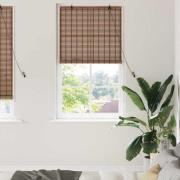 vidaXL Fönsterpersienner & Gardiner Brun 90 x 220 cm Bambu