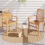 vidaXL Matta ZIZUR Brun 170 x 120 cm Polypropylen