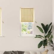 vidaXL Rullgardin med gardiner Natur 60 x 160 cm Bambu