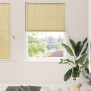 vidaXL Rullgardin med gardiner Natur 100 x 160 cm Bambu