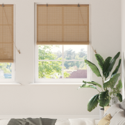vidaXL Fönsterpersienner & Gardiner Ljusbrun 100 x 220 cm Bambu