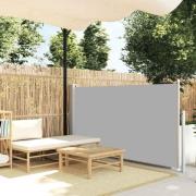vidaXL Infällbar sidomarkis 120 x 300 cm grå