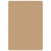 vidaXL Jutematta med latexundersida 160x230 cm naturlig