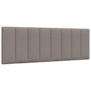 vidaXL Headboard Cushion "Hanko" Taupe 140 cm Fabric