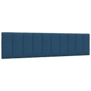 vidaXL Headboard Cushion "Hanko" Blue 200 cm Fabric