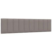 vidaXL Dyna till huvudgavel taupe 200 cm tyg