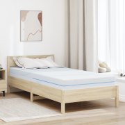 vidaXL Madrasser Vit 100 x 200 cm 100% polyester jacquard tyg