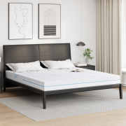 vidaXL Madrasser Vit 180 x 200 cm 100% polyester jacquard tyg