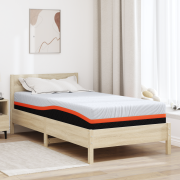 vidaXL Madrasser Vit, Grå 90 x 190 cm 100% polyester jacquard tyg