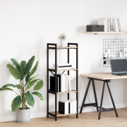 vidaXL Bokhylla Sonoma ek 40 x 30 x 118 cm Konstruerat trä