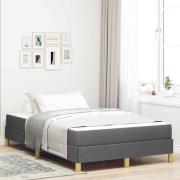 vidaXL Bäddfjäder Taupe, Brun 120 x 190 cm Tyg, Ingenjörsträ