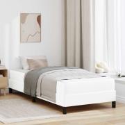 vidaXL Säng Övrigt Ren vit 100 x 200 cm Konstläder