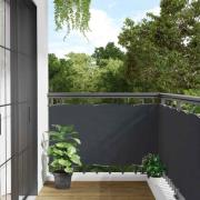 vidaXL Insynsskydd för balkong antracit 300x120 cm PVC