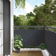 vidaXL Insynsskydd för balkong antracit 600x120 cm PVC