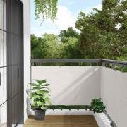 vidaXL Insynsskydd för balkong vit 600x120 cm PVC