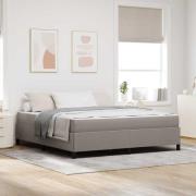 vidaXL Bäddfjäder Taupe 180 x 200 cm tyg