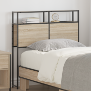 vidaXL Förvaringshuvudgavel Sonoma ek 90 cm Konstruerat trä