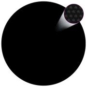vidaXL Poolskydd svart 300 cm PE
