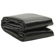vidaXL Poolskydd svart 549x274 cm PE