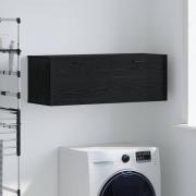 vidaXL Väggskåp Svart ek 100 x 36.5 x 35 cm Konstruerat trä