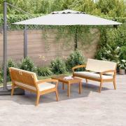 vidaXL Bistroset 3 pcs Brun 75 x 45 x 38cm Massivt akaciaträ