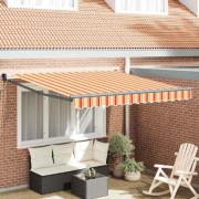 vidaXL Markis Gul och Orange 350 x 250 x 165 cm Polyester