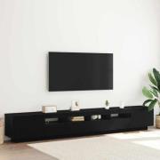 vidaXL TV-skåp 3 pcs Svart 260 x 35 x 40 cm Konstruerat trä