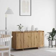 vidaXL Sideboard artisan ek 135 x 41 x 69 cm Konstruerat trä