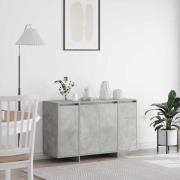 vidaXL Sideboard Betonggrå 120 x 41 x 75 cm Konstruerat trä