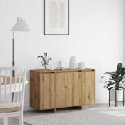 vidaXL Sideboard artisan ek 120 x 41 x 75 cm Konstruerat trä