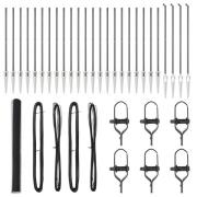 vidaXL Stängselstolpe Grå 50 x 1,6 m (25 mm nät) Stål och PVC