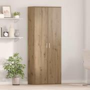 vidaXL Skåp Artisan Ek 70 x 33.5 x 180 cm Konstruerat trä