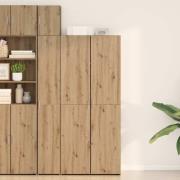 vidaXL Skåp artisan ek 40 x 42.5 x 185 cm Konstruerat trä