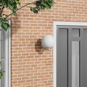 vidaXL Utomhusvägglampa Silver 29 x 25 x 33 cm Rostfritt stål