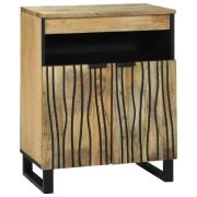 vidaXL Sideboard Brun 60 x 33 x 75 cm massivt mangoträ