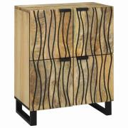 vidaXL Skåp Brun 60 x 33 x 75 cm massivt mangoträ