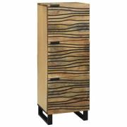 vidaXL Highboard Brun 40 x 33 x 110 cm massivt mangoträ