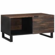 vidaXL Kaffeebord Brun och svart 80 x 50 x 40 cm