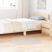 vidaXL Matta Kräm 90 x 90 cm Polypropylen