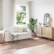 vidaXL Anti-glid Shaggy Matta Brun 140 x 200 cm PP